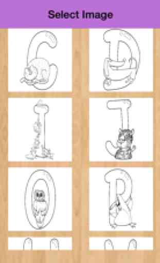 Disegni da colorare alfabeto - coloring book 1