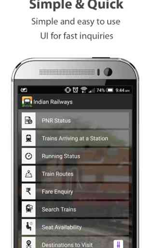 Indian Railways - IRCTC Train Enquiry & PNR Status 1