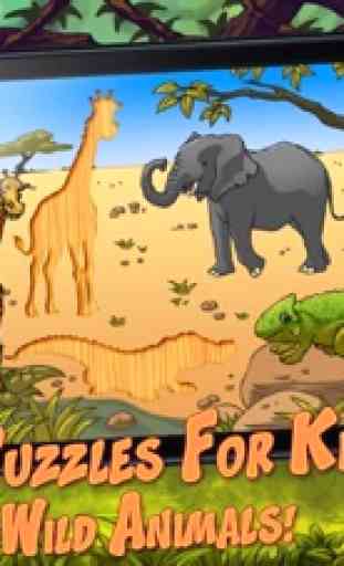 Puzzle Animale Selvaggio Game 1