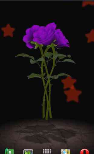3D Rose Bouquet LWP Free 3