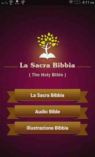 La Sacra Bibbia con Audio, testo, immagini 1