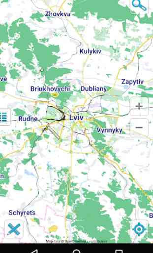 Map of Lviv offline 1