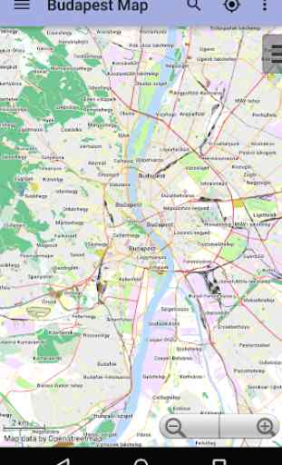 Mappa di Budapest Offline 1