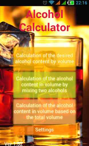 Alcohol Calculator 1