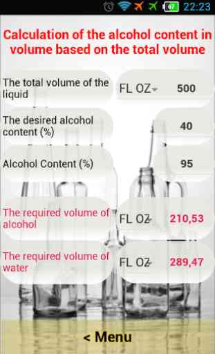 Alcohol Calculator 4