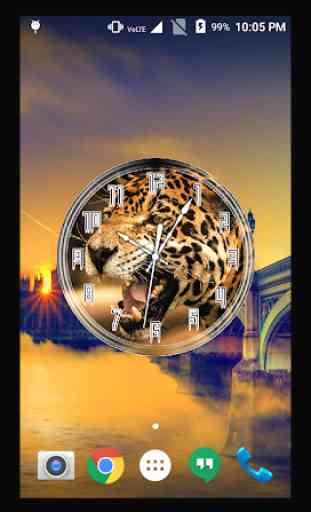 Jaguar Clock Live Wallpaper 1