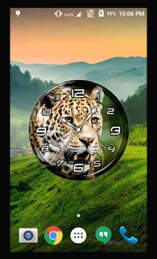 Jaguar Clock Live Wallpaper 2