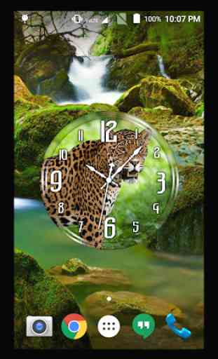 Jaguar Clock Live Wallpaper 3