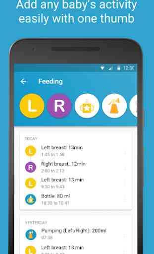 Baby Manager Awesome - Breastfeeding Tracker 2