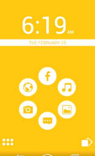 Basic Yellow Theme for Smart Launcher 2