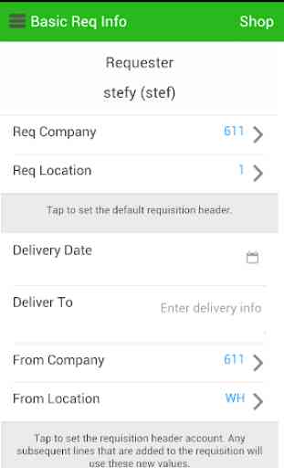 Infor Lawson Mobile Requisitions 1