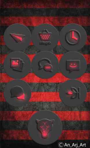 Red-In-Black - icon pack 3