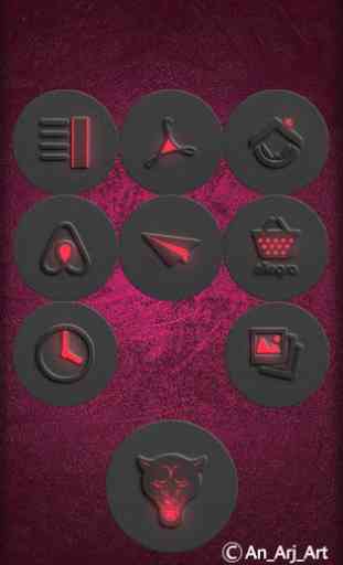 Red-In-Black - icon pack 4