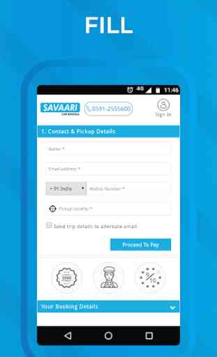Savaari Outstation, Local, Airport Cab Booking app 4