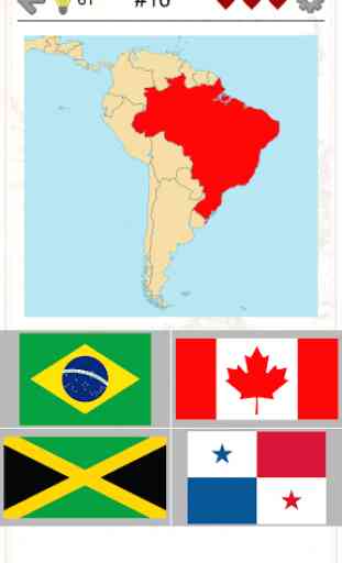 Stati Americani e Caraibici - Le bandiere e mappe 1