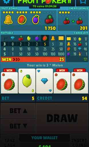 Fruit Poker II 3