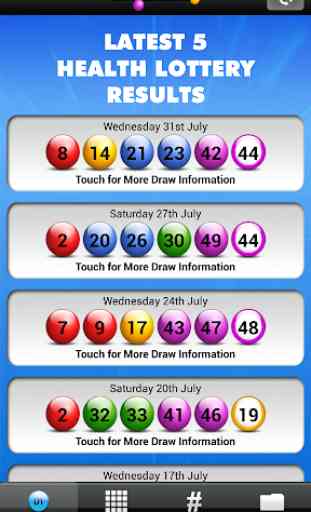 Health Lottery Results 2