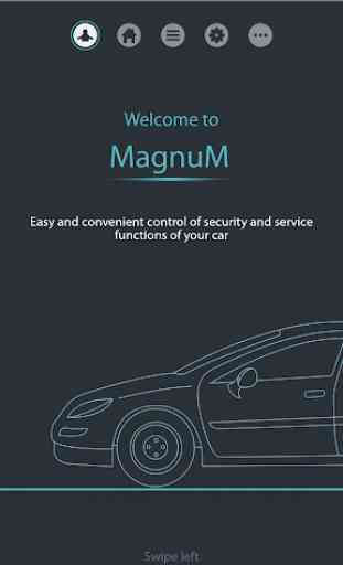 MAGNUM GSM car alarm system 1