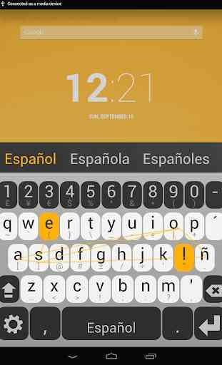 Spanish Keyboard plugin 1