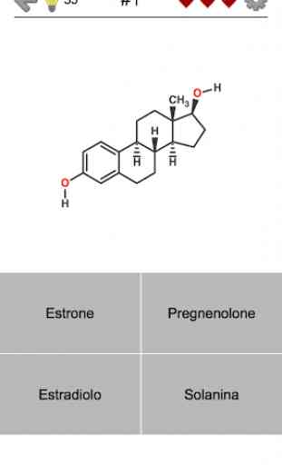 Steroidi - Formule chimiche degli ormoni e lipidi 3