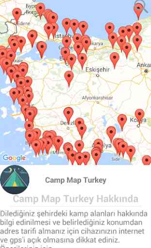 Camp Map Turkey 2