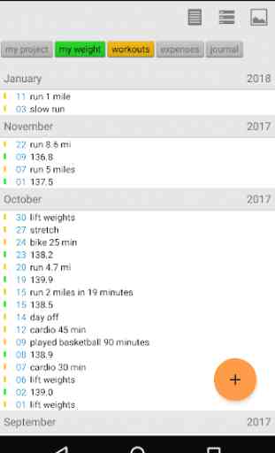 Keep Track Notebook - Journal, Workout Log 3