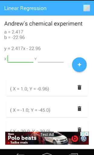 Linear Regression Calculator 2