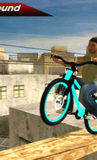 Rooftop Stunt uomo Bici Rider 2