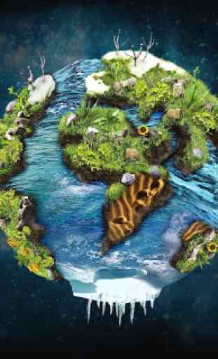 3D Wallpaper Planet Earth 1