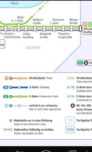 Francoforte Trasporto Mappa 2019 1
