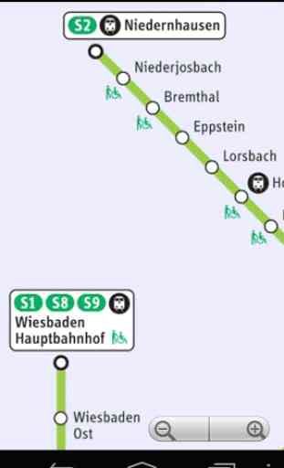 Francoforte Trasporto Mappa 2019 3