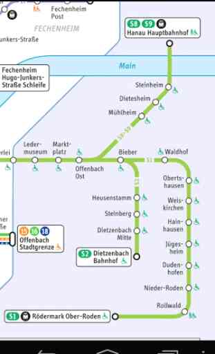 Francoforte Trasporto Mappa 2019 4