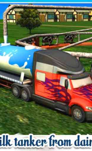 Milk Supply Truck Transporter 2
