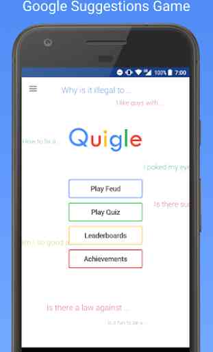 Quigle - Google Feud + Quiz 1