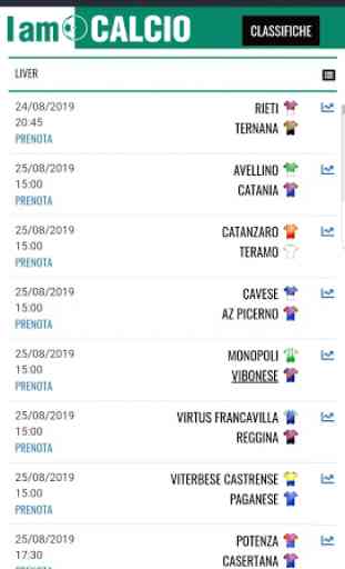 Serie C Girone C 2019-2020 LIVE 1