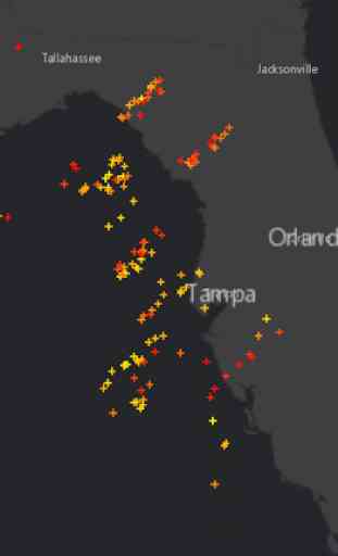 Global Lightning Strikes Map 3