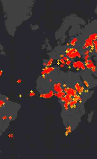 Global Lightning Strikes Map 4