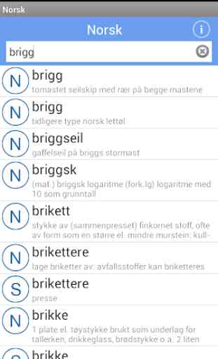 Ordnett - Norwegian Dictionary 1