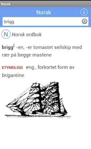 Ordnett - Norwegian Dictionary 2
