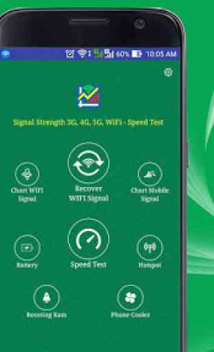 Signal Strength 3G, 4G,5G, WiFi - Test di velocità 1