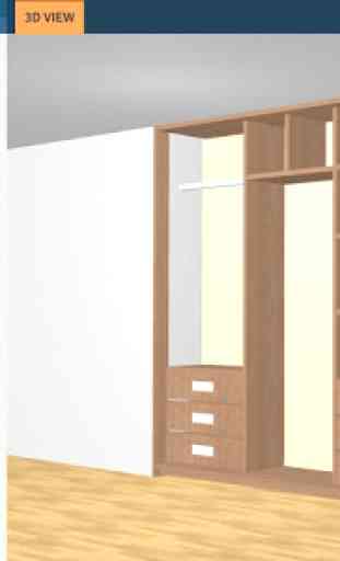 Utile closet PRO 3D designer 3
