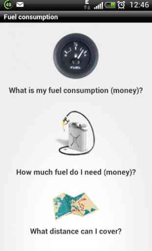 Fuel consumption 1
