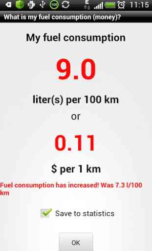 Fuel consumption 4