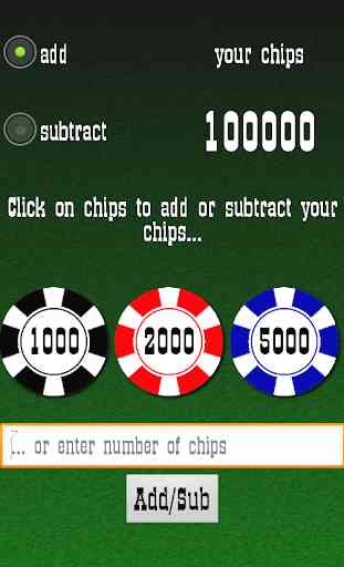 Poker chips counter 1