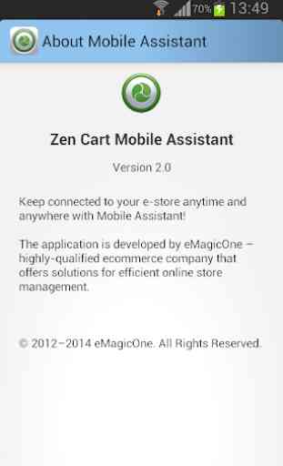 Zen Cart Mobile Assistant 3