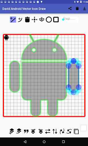 DAVID Android Vector Icon Draw 2