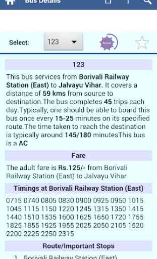 Navi Mumbai Bus Info 2