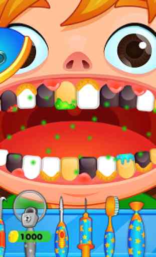 Dottore bocca giochi dentista 1