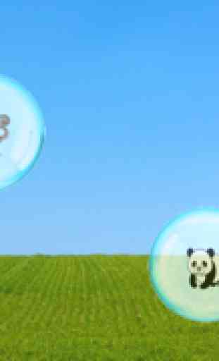 Bollicine per i più piccoli - giochi per bambini - app per bambini e bambine - animali nella bolla di sapone - scoppiare tutte le bollicine! 2