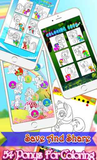 Pony Mermaid and Fairy Coloring Pages For Kids 1
